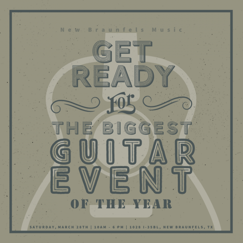 Guitar Showcase Sales Event New Braunfels Music